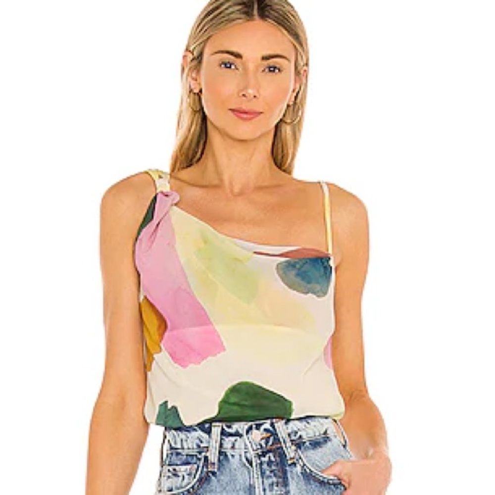 Song of Style Lana Watercolor Blouse Tank